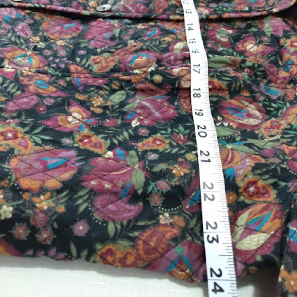 C.J. Banks by Christopher Banks: Quilted jacket button closure two front pockets - Picture 6 of 7